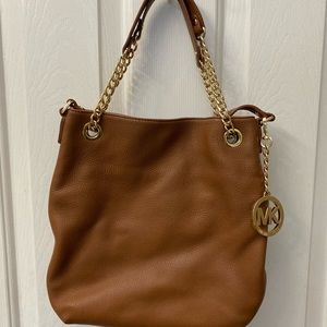 Michael Kors camel cross body bag